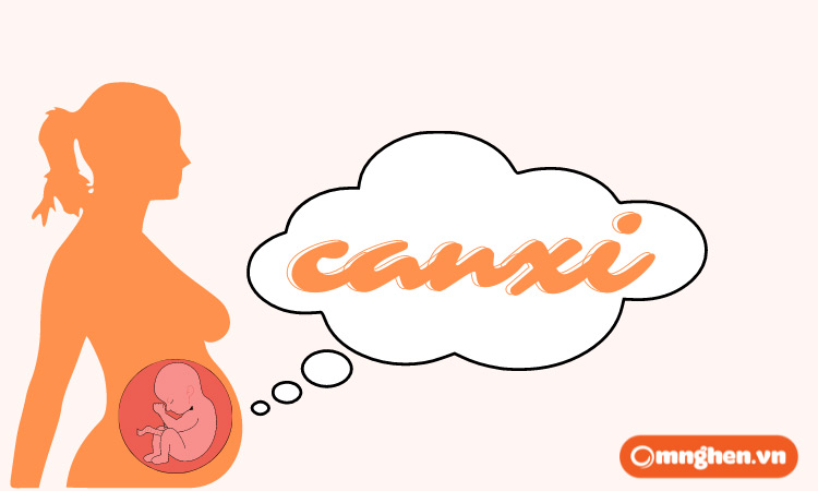 Canxi có vai trò quan trọng đối với sự phát triển của thai nhi